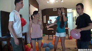 Fucked after her birthday party