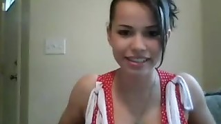 Teenage webcam girl is breathtakingly beautiful