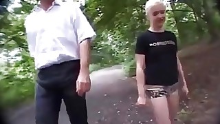 STP1 Tiny Teen Gives Quick Blowjob And Back To Her Jog !
